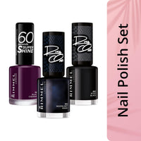 Rimmel London Rita Ora 60 Seconds Super Shine Nail Polish, 900 RITAS BLACK, 8 ml, Packaging May Vary