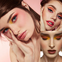 SONGQEE All-in-One Eyebrow Kit - Brown Eyebrow Powder Sculpting Kit, Shape, Define & Groom Eyebrow Makeup Palette Kit, Include Eyebrow Pomade, Brow Powder, Eyebrow Pencil, Eyebrow Brush, Eyebrow Stencils