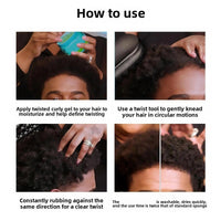 Curly Hair Brush, Afro Washable Twist Sponge Twist Curl Brush Comb Rubber Styling Tool for Home and Salon Use,Rubber Hair Brush,Hair Sponge for Curls,Afro Hair Br-ush,Af-ro Br-ush,Af-ro Ha-ir Sponge