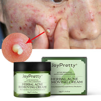 QEUTKEZS Herbal Acne Removing Cream,Professionally Remove Acne Marks,Gently Moisturize,Refreshing & Not Greasy,Improving Sensitive Skin Prone to Acne,Acne Scar Cream & Pimple Remover For All Skin Types