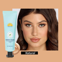 SHEBEEDO Natural Hydrating Camo Concealer, SPF 30 All Over Complexion Perfector, Body Coverage Perfector, Lightweight and Waterproof Foundation Full Coverage,Concealer for Mature Skin (Natural)