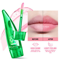 Aloe Vera Lip Balm, Magic Colour Changing Lipstick Long Lasting Lip Balm Set Lips Moisturizer Aloe Vera Lip Stick for Women Girls (3Pack Lip Oil)