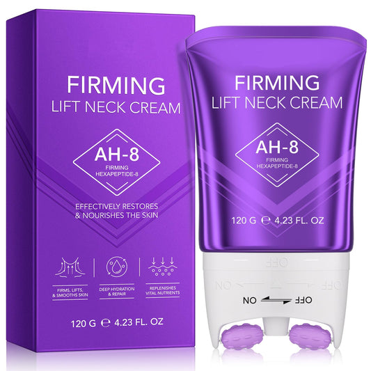 Tamiodfo AH8 Firming Neck Cream, Reduces Neck Lines, Moisturizes, Tightens Skin, Improves Elasticity, Suitable for Both Men and Women