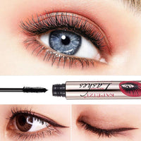 4D Silk Fiber Lash Mascara, Fber Lashes Mascara Waterproof, Long-Lasting, No Clumping, No Smudging, Longer, Thicker, Black (2)