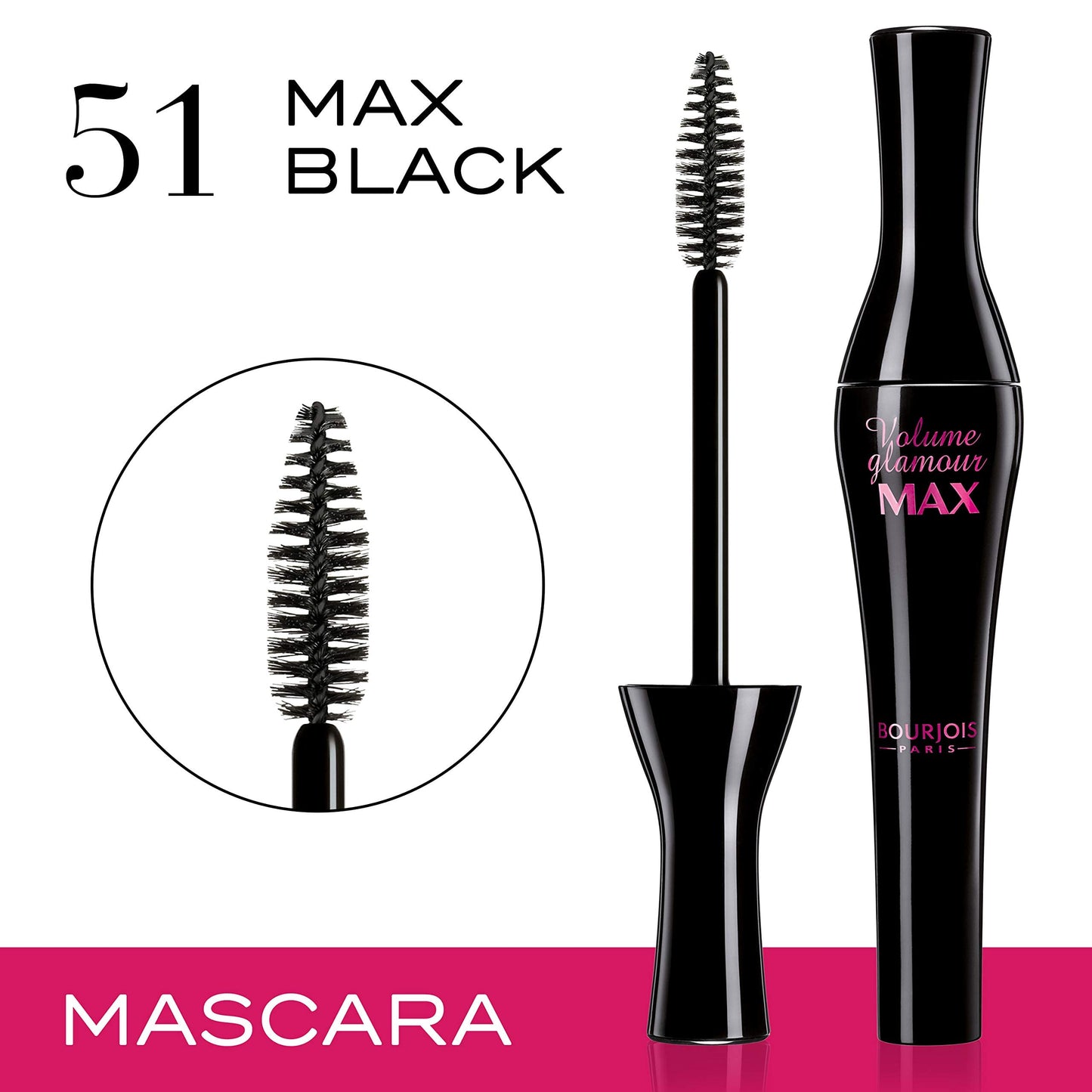 Bourjois Mascara Volume Glamour Max Definition Black 10Ml