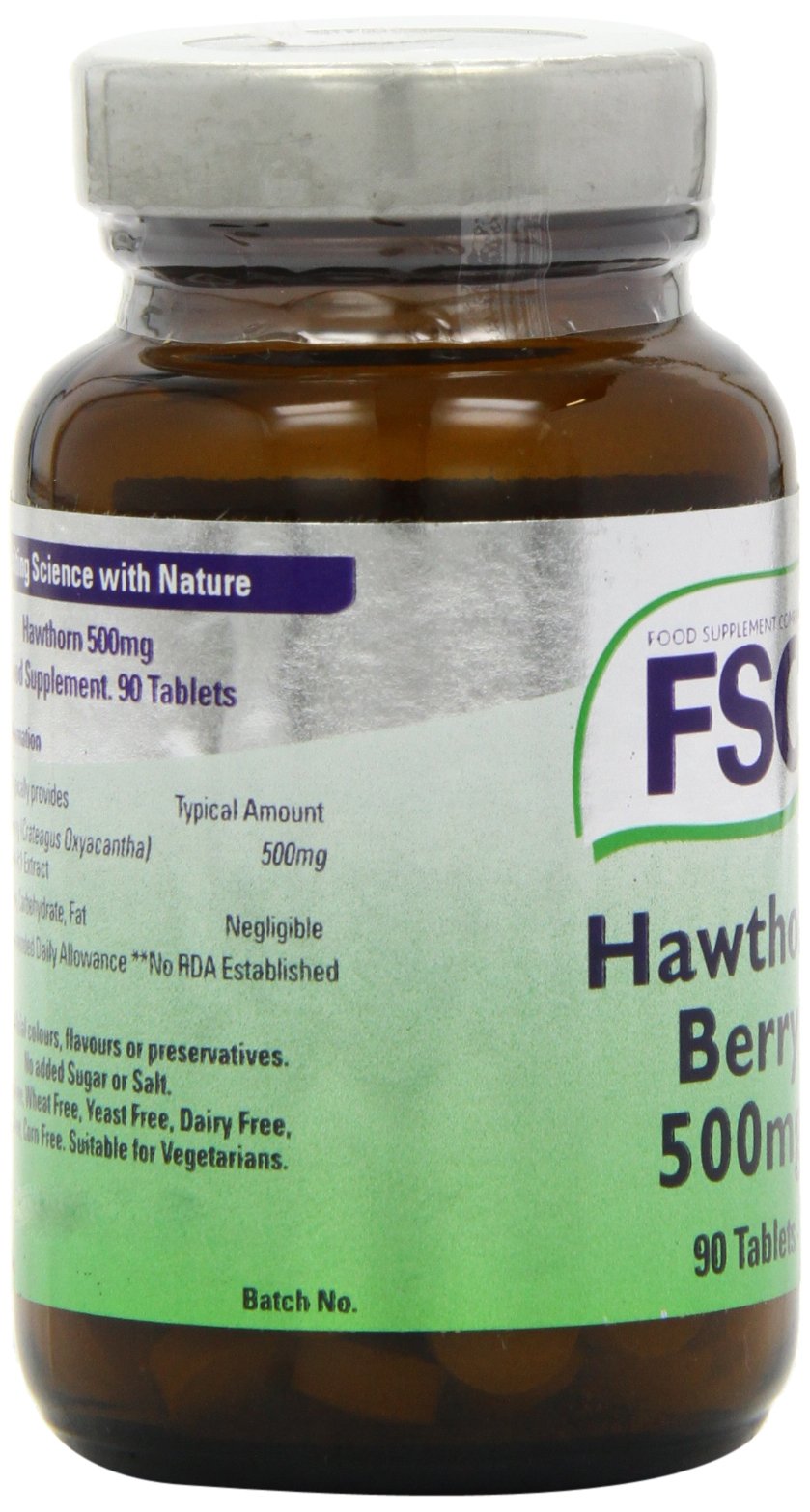 FSC 500mg Hawthorn Berry - Pack of 90 Tablets