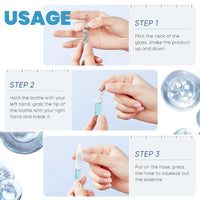 7Pcs Hyaluronic Acid Micr-oneedling Serum,Hyaluronic Acid Concentrated Ampoules,Hyaluronic Acid Serum for Face Micr-oneedling Serum,Hyaluronic Acid Micr-oneedling Serum,Hydrating Face Serum for Women