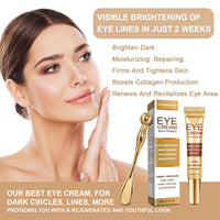youngfocus Youngfocus Retinol Eye Cream for Dark Circles and Puffiness, Anti Aging Eye Cream with Hyaluronic Acid and Collagen, Smooth Fine Lines and Hydrate Eye Area