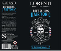 Lorenti Hair Tonic Menthol Refreshment | Revitalizing and Mint Nourishing Unisex Scalp Care 200 ml