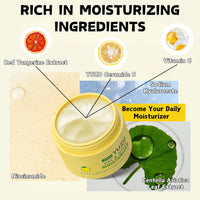 ISBEAUSOLS YUZU Day & Night Face Moisturiser, Face Cream for Dry Skin, Moisturiser Face Women & Men for Smoothing & Softening, Nourishing & Hydrating Face Moisturisers, Natural YUZU Cream Face Care