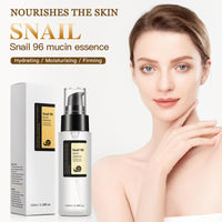 Ledeak Snail Mucin Essence, 96% Hydrating Serum with Hyaluronic Acid, Korean Skincare, Snail Protein Essence, Repairing & Brightening Face Serum for Dull & Damaged Skin,100ml