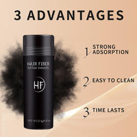 Maggikey Professional Quality Hair Fibres - Instantly Conceals Hair Loss for Bald Spots & Thinning Hair - Black Color - Hair Building Thickener Powder - Fiber Blend
