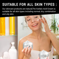 Asheyya Azelaic Acid Cream, Face Serum Skin Care Beauty with Niacinamide & Vitamin C