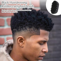 Curly Hair Brush, Afro Washable Twist Sponge Twist Curl Brush Comb Rubber Styling Tool for Home and Salon Use,Rubber Hair Brush,Hair Sponge for Curls,Afro Hair Br-ush,Af-ro Br-ush,Af-ro Ha-ir Sponge
