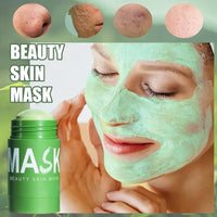 AuraAnge 2 PCS – Green Mask Stick, Green Tea Deep Cleanse Mask & Blackhead Remover for All Skin Types, Cleansing Facial Pores, Moisturizing and Oil Control, Men & Women