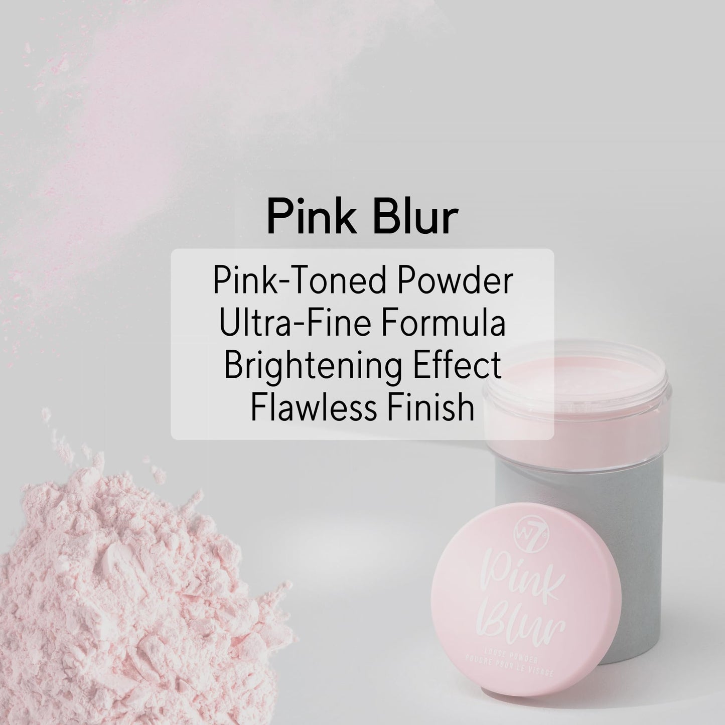 W7 Loose Face Powder Trio - 3 Piece Set - Banana, Nude & Pink Toned Powders - Ultra-Fine Setting Powder for Flawless Makeup