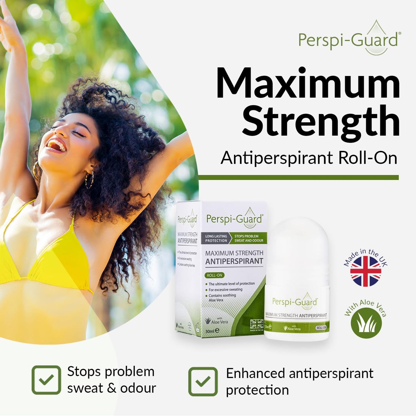 Perspi-Guard Antibacterial Body Wash w/Neroli Scent - Odour Control Bodywash - Shower Gel Contains Triclosan for Eliminating Unpleasant Odours – For Men and Women 200 ml