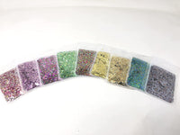 Glamza Festival Face Jewels x6 Sets of Face Gems PLUS x9 Sachets of 10g Glitter Pouches for Face & Body