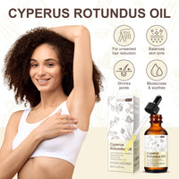Cyperus Rotundus Oil, 100% Pure Natural Cyperus Oil for Hair Removal, Gently and Effectively Inhibits Hair Growth (60ml)