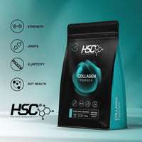 The Halal Supplement Co. - Halal Bovine Collagen Peptides Powder 300g for Hair, Skin, Nails, Joints & Muscles - 100% Grass Fed Hydrolysed Bovine Collagen (Type I & III) for Women and Men