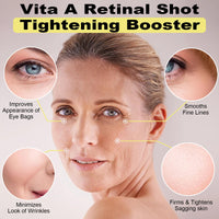 Shefave Vita A Retinal Shot Tightening Booster, Retinol Serum For Face, Anti Aging & Anti Wrinkle Serum | Pore Minimizer, Wrinkles & Fine Lines, Firmer Skin, Intense Hydration, 15ml (1 Pack)