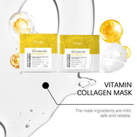 Soneat Bio Collagen Face Mask,Anti Wrinkle Mask,Firm Skin Deep Hydrating Mask,Bio Collagen Face Mask Overnight,Hydrating Hydrogel Mask,Small Molecule Penetration, Elasticity Improvement (Whtie1)