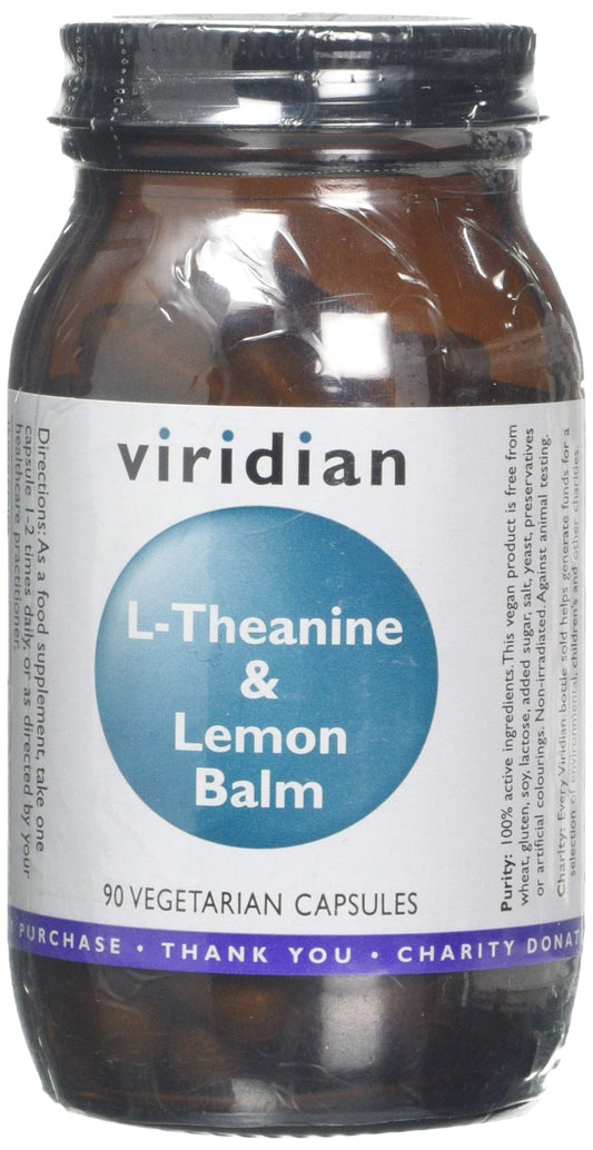 Viridian L-Theanine & Lemon Balm 90 Veg caps
