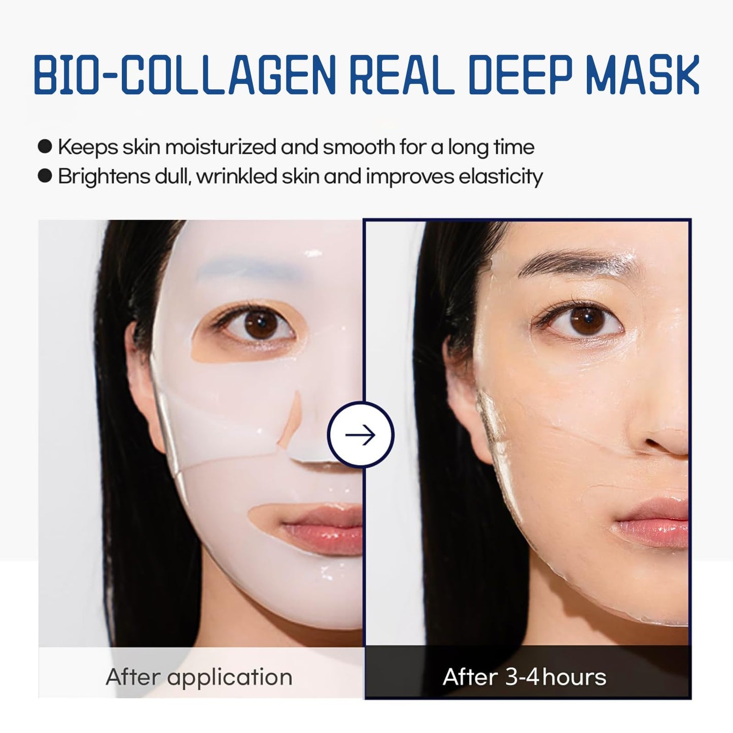 IZBEAUVO 7PCS Bio Collagen Face Mask, Biodance Collagen Mask Overnight, Biodance Bio-Collagen Real Deep Mask, Collagen Face Mask For Hydrate, Brighten, Shrink Pores (7)
