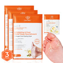 modelones Modelones Foot Peeling Mask 3 Pack, Exfoliating Foot Mask for Dry Cracked Feet, Callus Dead Skin Remover, Additional 3 Pack Collagen Serum for Reviving Baby Soft Smooth Touch Feet, Women and Man