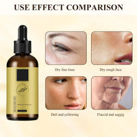 Anti-Wrinkle Firming Serum Firm and Plump Face Serum Hydrates and Locks in Moisture, Softens the Skin, Suitable for Dry and Loose Skin, and Reduces Fine Lines (30ml*2)
