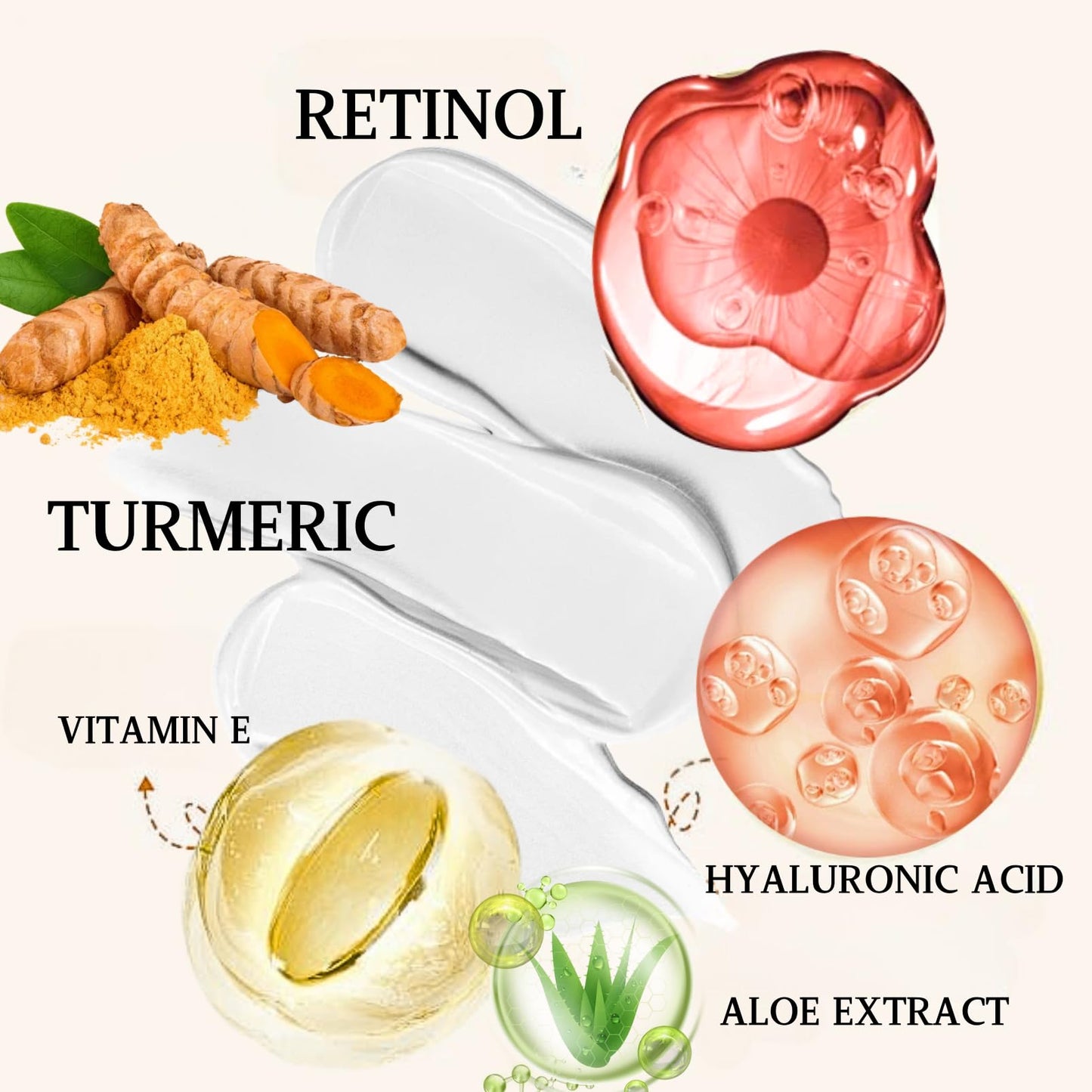 IZBEAUVO Turmeric Retinol Eye Stick, Turmeric Under Eye Cream Stick, 2 PCS Eye Cream for Dark Circles and Puffy Eyes, Moisturizing Balm Stick, Wrinkle Multi Balm Eye Bags Remover, Under Eye Brightener Smooth