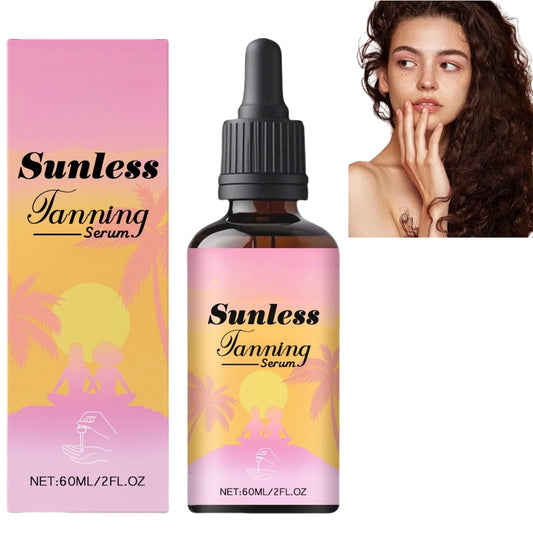 Jinjiar Sunless Tanning Drops,Melanin Glow Drops for Face and Body,Sunbed Tanning Accelerator,Sunbed Cream Accelerator,Self Tan Moisturiser,Promotes Natural Skin Tone,Nourishing and Moisturizing