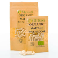 vegishake Organic Maitake Mushroom Extract Capsules Fruiting Body Polysaccharid (90 Capsules)