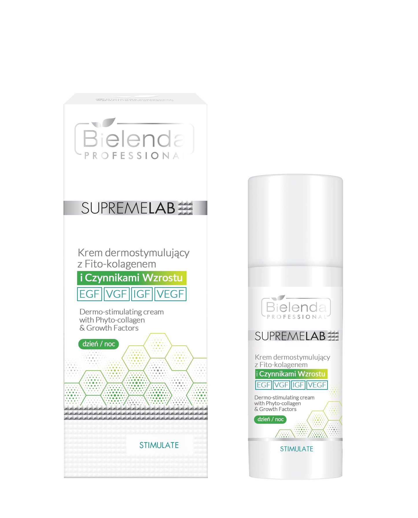 Bielenda Supremelab Skin Architect Dermostimulierende Creme mit PhytoKollagen und Wachstumsfaktoren, 50 ml