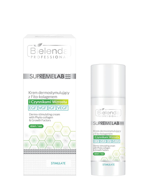 Bielenda Supremelab Skin Architect Dermostimulierende Creme mit PhytoKollagen und Wachstumsfaktoren, 50 ml