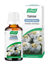 A.Vogel Yarrow Herbal Bitters Complex Drops | Herbal Food Supplement | Extract of Fresh, Organically Grown Yarrow, Dandelion and Lemon Balm | Suitable for Vegans | 50ml