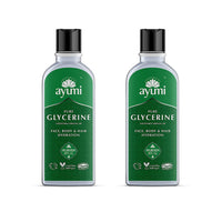 Ayumi Pure Glycerine, Locks in Skin Hydration & Attracts Water to the Skin, Prevents Dry Skin & Leaves it Feeling Smooth, Can be Used For Face Masks - 2 x 150ml
