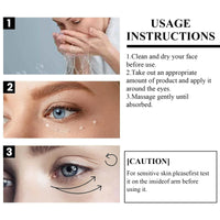 Guegine Instant Eye Tightener, Eye Bag Cream Instant Firmx Eye Tightener for All Skin Eye Cream for Tightens and Smoothes for Dark Circles Fine Lines Puffiness,Fade Fine Lines (2PCS)