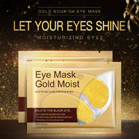 24 Gold Under Eye Masks, Gold Collagen Eye Masks for Puffy Eyes, Under Eye Gel Patches for Dark Circles, Anti Wrinkle, Skincare, Look Younger and Less Tired, Moisturize Your Skin (5 PCS)