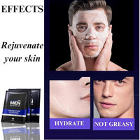 Fankayi 6PCS Mens Face Mask Set,Face Masks for Men,Skincare Gift Set for Men,Mens Facial Care Kit,Anti Aging Face Mask,Sheet Face Masks Multipack,Friendly to All Skin,Refreshing & Oil Control,Hydrating Sheet