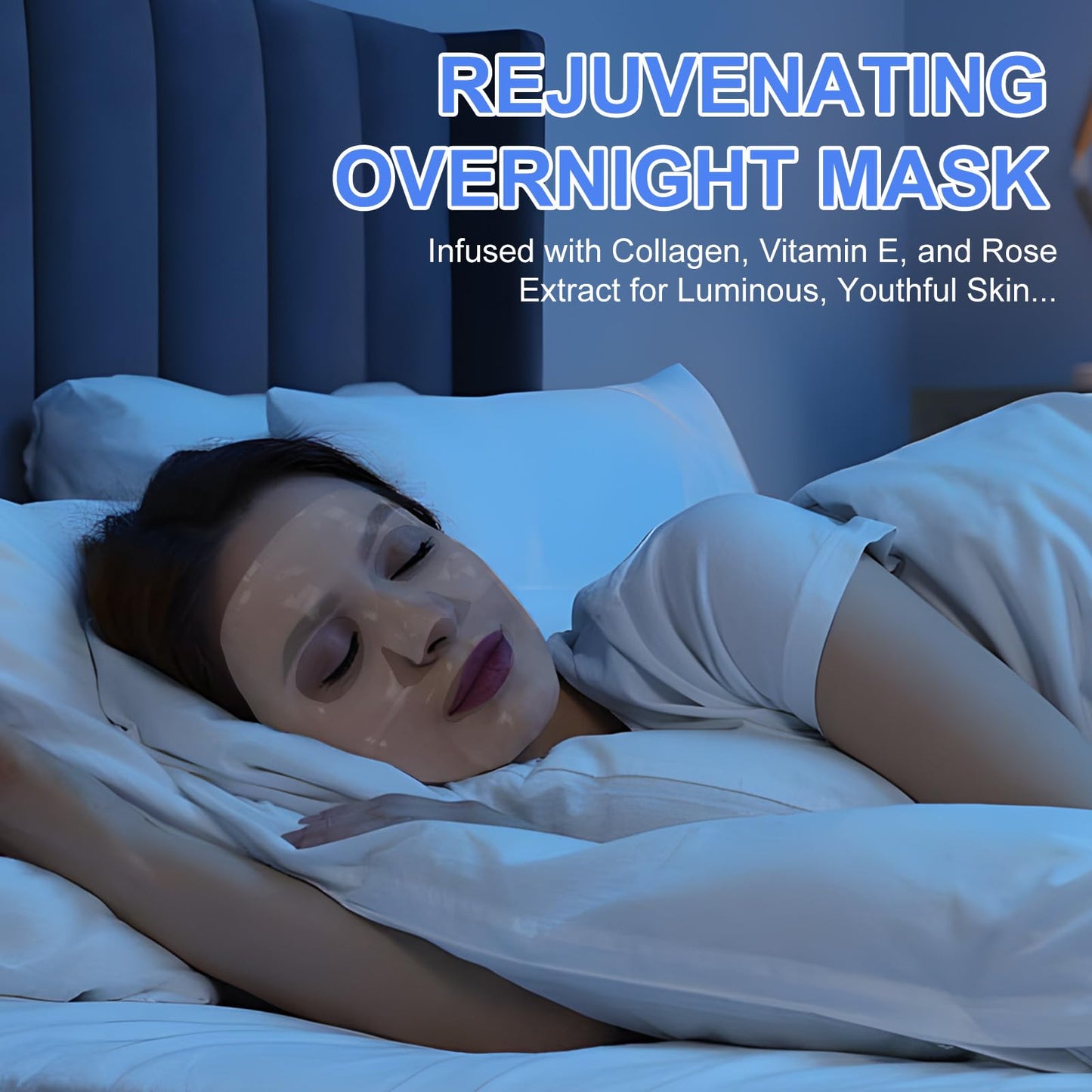 Deep Collagen Face Mask, Hydrating Overnight Hydrogel Mask, Hydrate, Pore Minimizing, Elasticity Improvement