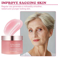 Belligern Collagen Jelly Cream,Collagen Gel Face with Hydrolyzed Protein,Collagen Jelly Face Serum,Reduces Pigmentation,Deeply Moisturizes,Suitable for All Skin Types (110ml)
