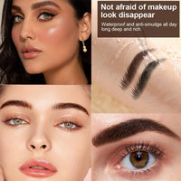 SingHao Brow-Fection Angled Brush Eyebrow Pencil,Liquid Eyebrow Pen,Shaping Outlining Filling Eyebrow Makeup,Liquid Eyebrow Brush,Natural Brows Eyebrow Pen,Makeup Eyebrow Pencil,Waterproof Brow Pen#01