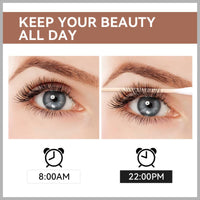 Brown Mascara for Older Women 60 Plus,Telescopic Mascara Volume and Length for older women,Tubing lash mascara for mature ladies Waterproof Lasting Smudge-proof,For Sensitive Eyes & Aging Lashes