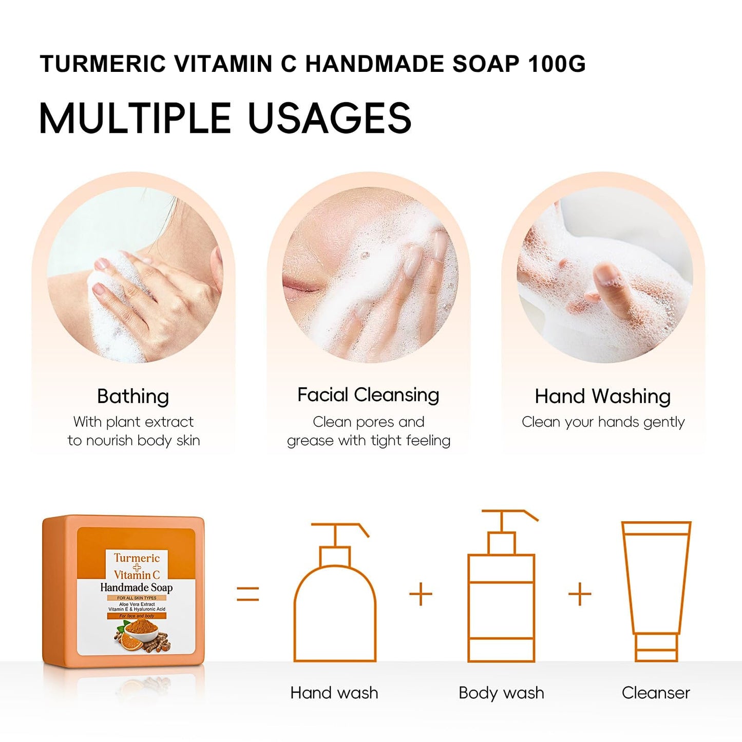 Lumiter Turmeric Skin Care Sets & Kits, Dark Spot Remover for Face Skincare Set, Eye Cream+Turmeric Oil+Face Cream+Turmeric Soap Bar+Mud Mask, Reduce Blemishes Acne, Pamper Sets for Women Gifts, 10pcs