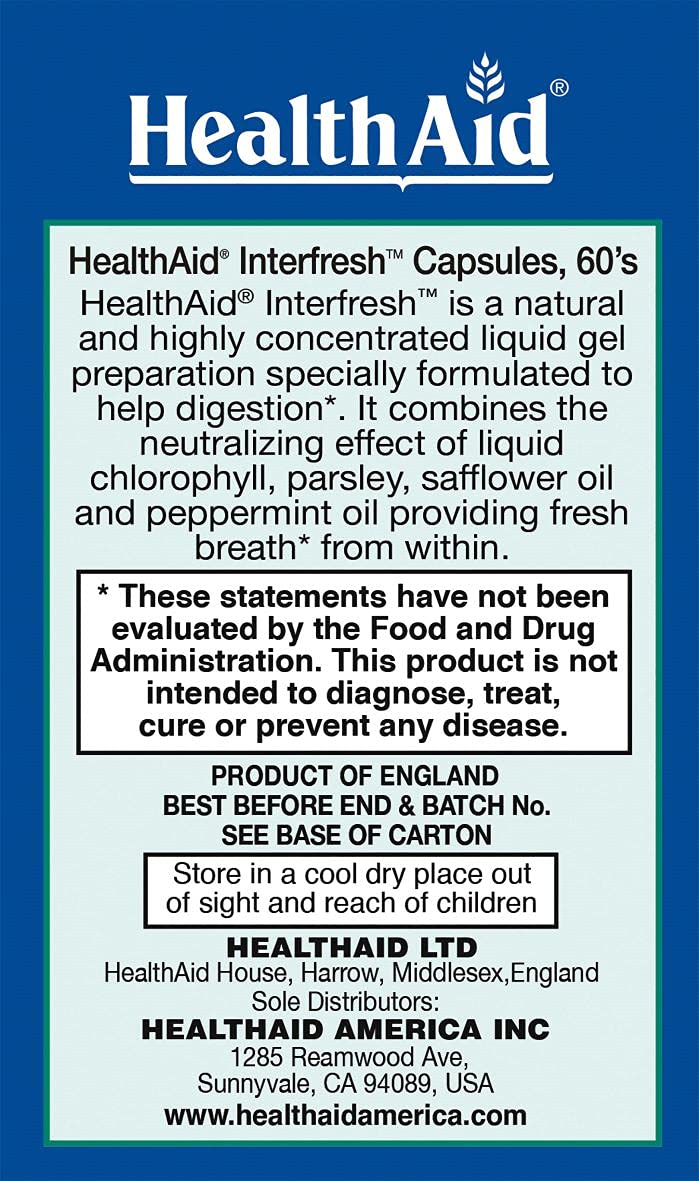 HealthAid Interfresh 60 Capsules