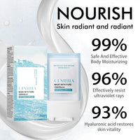 ISBEAUSOLS Centella Sun Stick SPF50+ PA+++ - Mineral Sunscreen SPF 50+ - Face Sun Cream SPF 50 Strong UV Sunblock Stick - Quick Soothing Lightweight Korean Sunscreen - Invisible S-unscreen S-tick for Face & Body