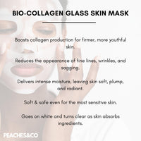 Peaches and Co Bio-Collagen Overnight Face Mask | K-Beauty | Korean Skin Care Mask | Glass Skin Face Mask | Deep Hydrating | Firming Mask | Pore Minimising Face Mask | Collagen Face Mask