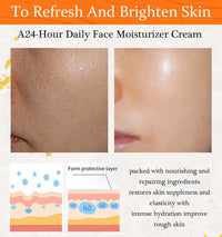 KKwoter Vitamin C Face Cream with Hyaluronic Acid and Vitamin C&E, Anti-Aging & Wrinkle Reduction, Erase Dark Spots and Fine Lines, Natural Skin Care to Hydrate, Plump, and Moisturize for Women