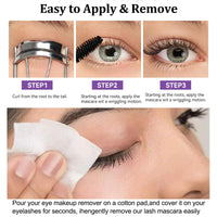 NLFOX Black Mascara Waterproof - Mascara Black Volume and Length Waterproof - Lengthening mascara for Mature Older Women - Long Lash Mascaras black Tinted for Eyelashes Extended Natural